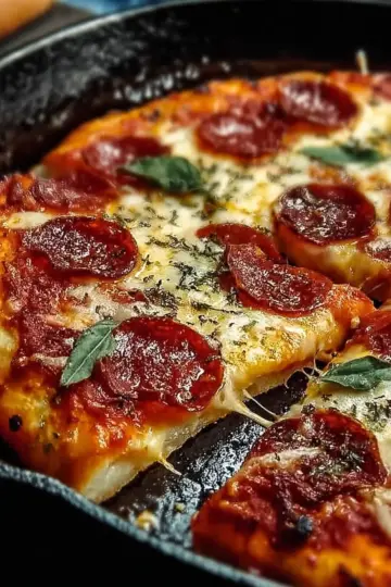 Perfect Pizza Night with Cast Iron Skillet