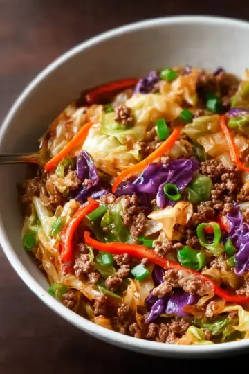 Ground Beef and Cabbage Stir-Fry Recipe