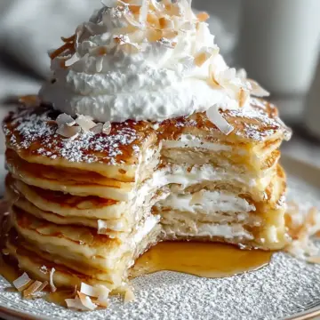Taste Paradise with Coconut Cream Pancakes