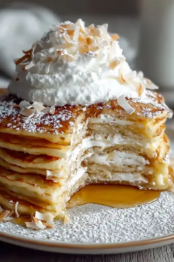 Taste Paradise with Coconut Cream Pancakes