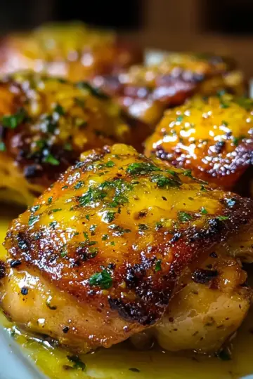 Juicy Honey Mustard Chicken Thighs Recipe