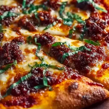 Beef Chorizo Pizza