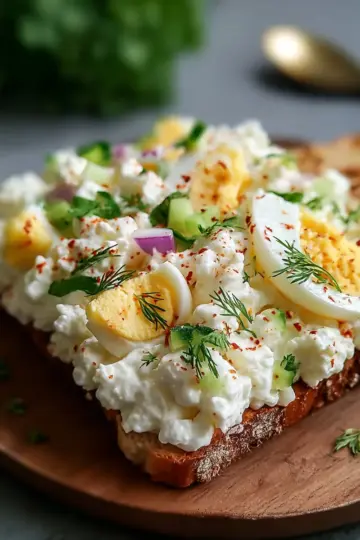 Delicious Cottage Cheese Egg Salad