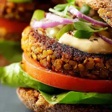 Savor Cumin-Spiced Lentil Burgers