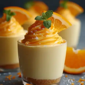 Delicious Orange Mousse Cups