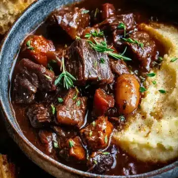 French-Style Beef Stew with Red Wine