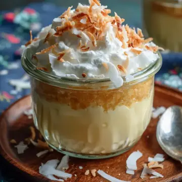 Toasted Coconut Pudding