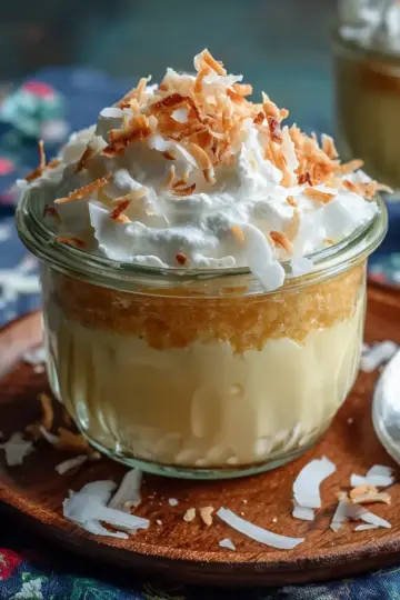 Toasted Coconut Pudding