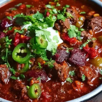 Short Rib Chorizo Chili