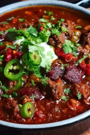 Short Rib Chorizo Chili