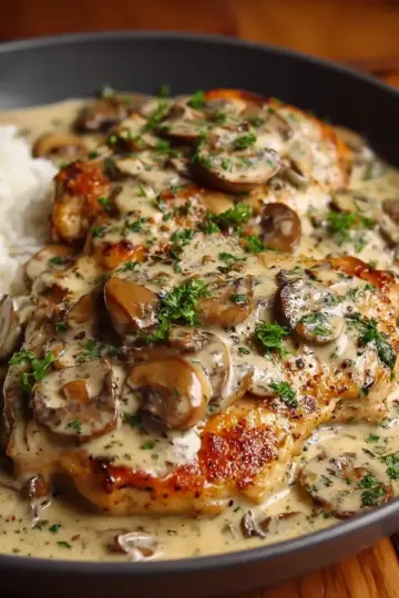 Creamy Mushroom Chicken Creamy