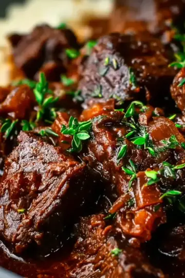 Slow Cooker Beef Manhattan