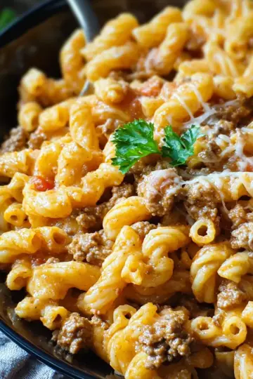 Cheeseburger Pasta