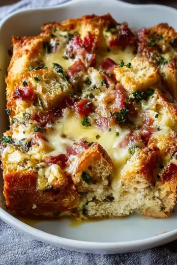 Delicious Easy Breakfast Strata Recipe