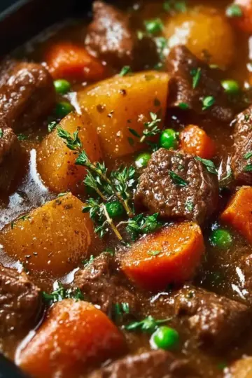 Coziest Crock Pot Beef Stew