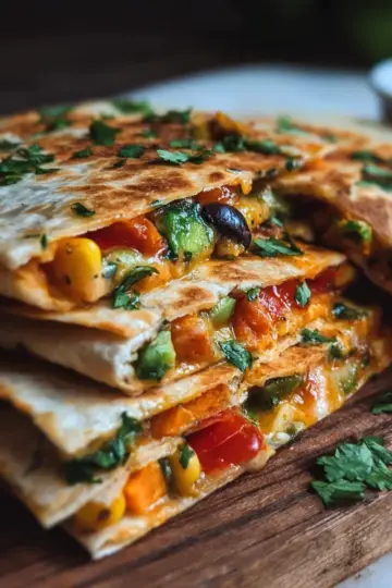 Vegetarian Quesadillas Packed with Sweet Potatoes and Flavor