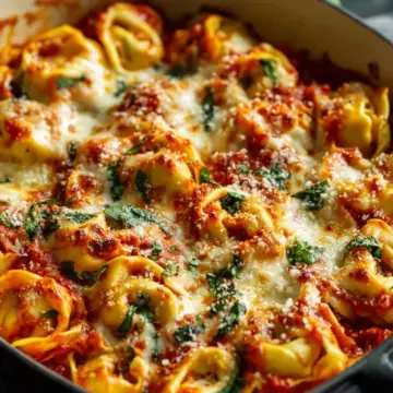 Cheesy 20-Minute Baked Tortellini Recipe