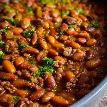 Slow Cooker Cowboy Beans