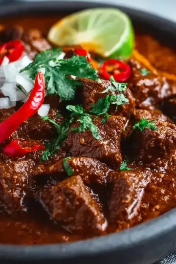 Authentic Beef Chile Colorado