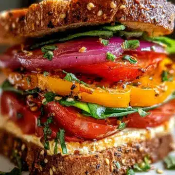Mouthwatering Marinated Tomato Sandwich