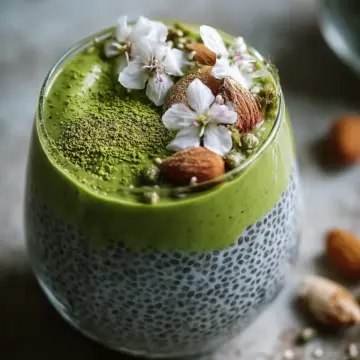Delicious Matcha Chia Pudding for a Healthy Boost