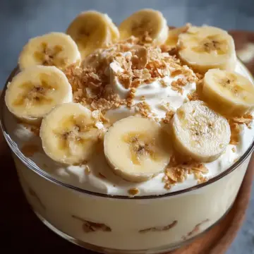 Creamy Cottage Cheese Banana Pudding