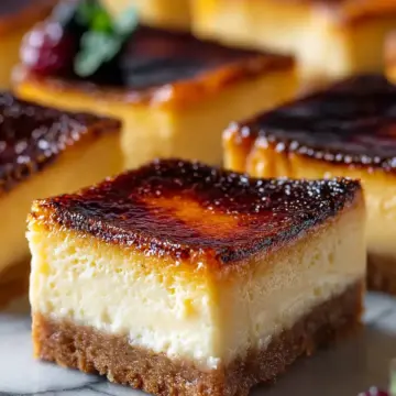 Crème Brûlée Cheesecake Bars