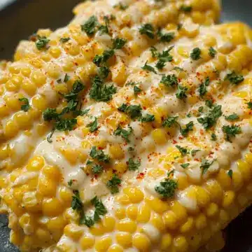 Indulge in Creamy Alfredo Corn