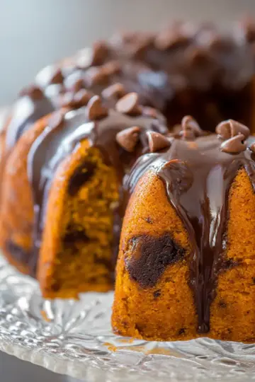 Pumpkin Chocolate Chip Bundt Cake
