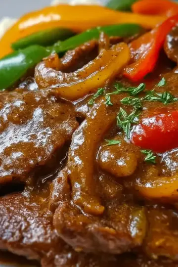 Irresistible Pepper Steak & Gravy