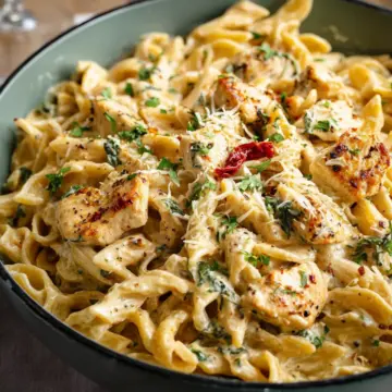 Creamy Garlic Chicken Pasta
