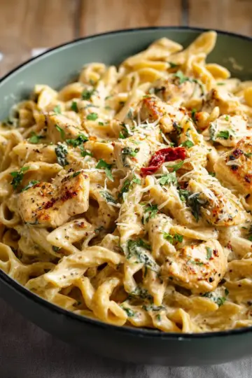 Creamy Garlic Chicken Pasta