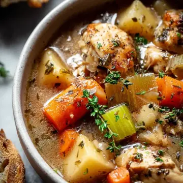 Hearty Slow Cooker Chicken Stew for Cozy Weeknight Dinners Recipe
