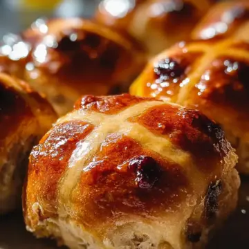 Golden Apple Hot Cross Buns