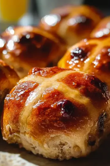 Golden Apple Hot Cross Buns