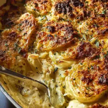 Cheesy Cabbage Gratin Recipe