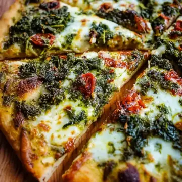 Kale Pesto Pizza