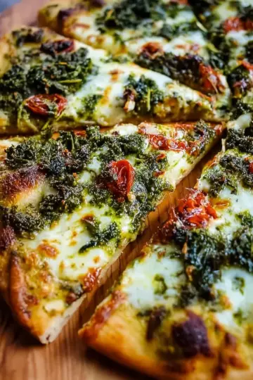 Kale Pesto Pizza