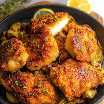 Crispy Artichoke Chicken