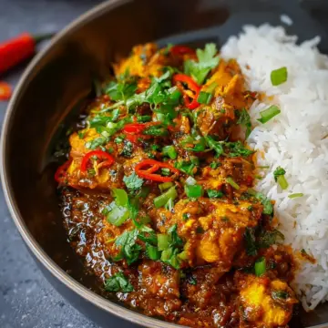 Garlic Chilli Chicken Curry