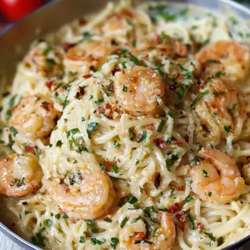 Garlic Shrimp Pasta