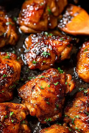 Honey Garlic Boneless Chicken Thighs