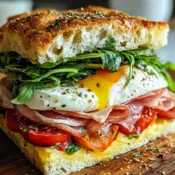 Irresistible Classic Italian Focaccia Sandwich