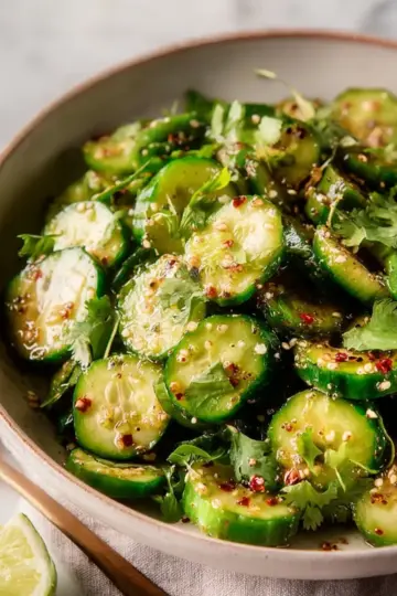 Smashed Cucumber Salad Recipe