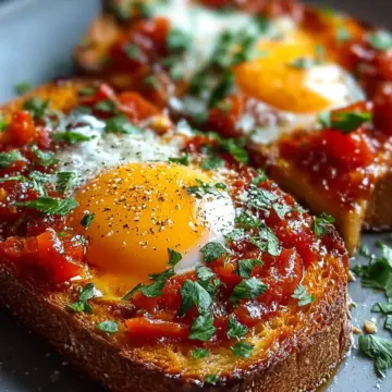 Irresistible Shakshouka Toast
