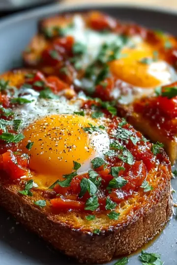 Irresistible Shakshouka Toast